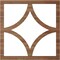 Ekena Millwork Statesman Wood Fretwork Pierced Ceiling Medallion, Walnut, 30"OD x 19 1/4"ID x 3/8"T CMWP30X30X0375STWA - alternate 4